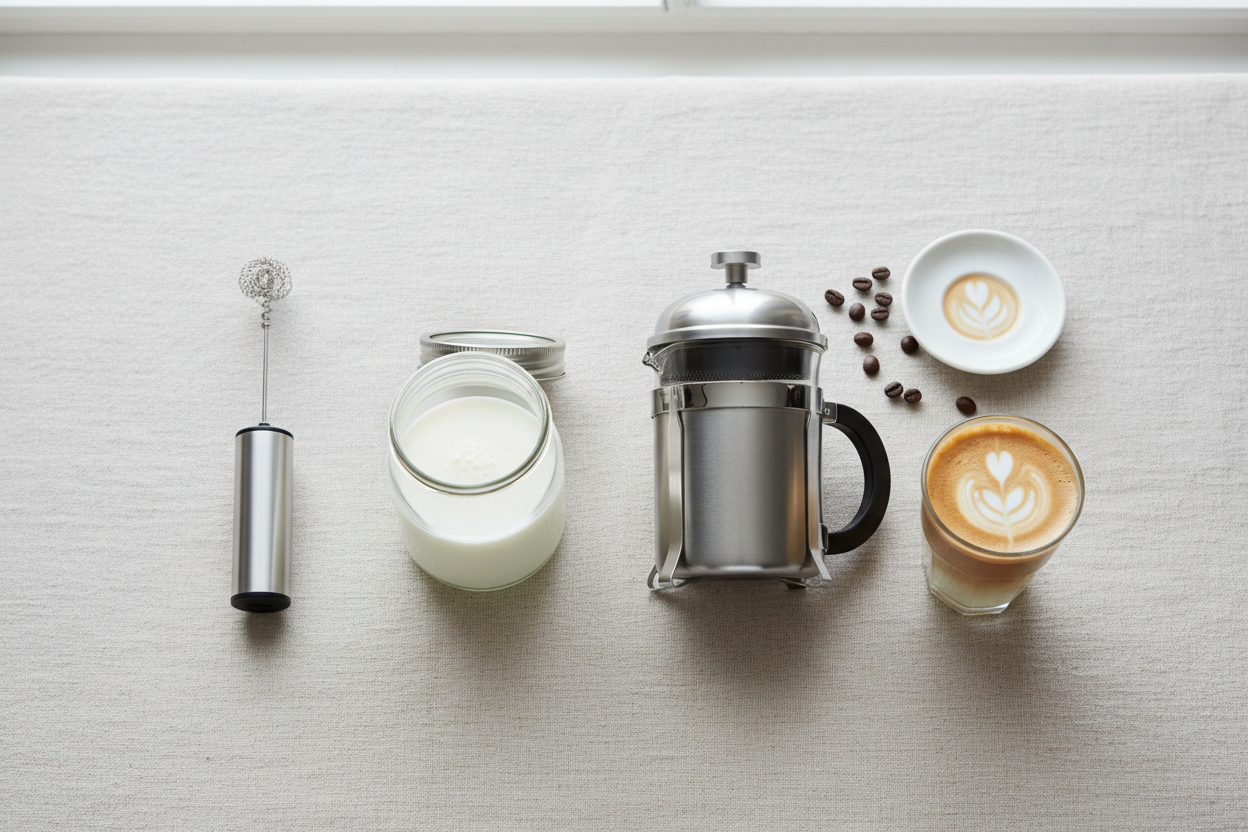 🫧 Milk Frothing Without an Espresso Machine (2026): Easy Tools That Work