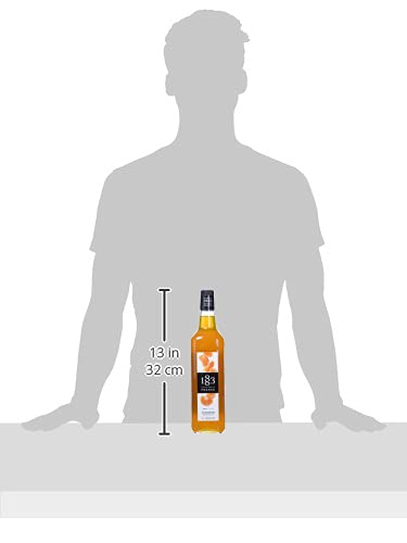 1883 Tangerine for Drinks, Made in France, 1 Liter Glass Bottle