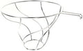 Pour Over Stainless Steel Coffee Cone Shaped Basket Filter Dripper and Cradle Stand used with Popular V60 Filters like Melitta, Cuisinart, Hario, Chemex – Maximum Flavor Extraction by Bolio (Vortex 1)