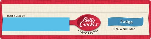 Betty Crocker Brownie Mix Fudge Family, 18.3-Ounce Boxes (Pack of 12)