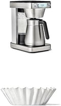 Bundle of OXO Brew 12-Cup Coffee Maker With Podless Single-Serve Function,Silver + OXO Brew Commercial Basket Style Large Coffee Filters