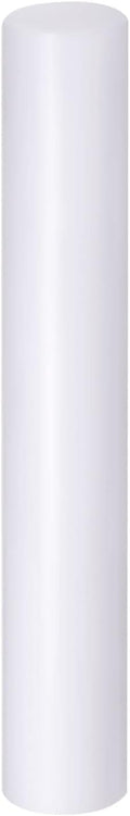 HARFINGTON Acrylic Clay Roller 6 Inch x 1 Inch Solid Non-Stick Plastic Round Tube Roller Polymer Clay Rod Fondant Rolling Pin for Shaping, Sculpting, Modeling DIY Crafts, White