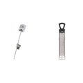 Taylor Programmable Digital Candy and Deep Fry Thermometer with Green Light Alert Display & Stainless Steel Candy Deep Fry Food Cooking Kitchen Analog Thermometer, 12 Inches