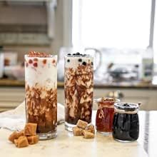 J WAY LOCAL FLAVOR BOBA Authentic Instant Tapioca Boba Pearls Bulk,60 Servings Black for Milk Tea,Smoothies and Desserts,Brown Sugar Flavor (Ready in Just 20 Seconds,No Preservatives,Gluten Free)