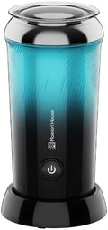Maestri House Milk Frother, 3-in-1 Hot & Cold Mik Frothing Steamer, 8.12OZ/240ML Touch Control Foam Maker, Compact Space-saving Design for Latte, Cappuccino and Warm Milk
