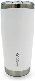 20 oz Tumbler Cup | Stainless Steel Insulated Coffee Mug with Lid | Coffee Travel Mug & Iced Coffee Cup | Leakproof Coffee Tumbler | BPA-Free Insulated Tumblers (White)