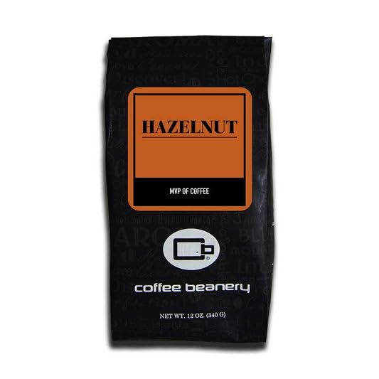 Hazelnut Flavored Coffee, Specialty Arabica Coffee, Medium Roast, 12 ounce, Automatic Drip (Ground)