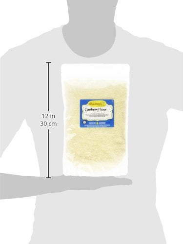 Wellbee's Cashew Flour - Gluten Free Nut Flour - Finely Ground Powder For Baking - Non GMO - No Additives - SCD Approved (1 LB.)