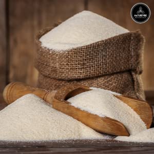 Naturevibe Botanicals Semolina Flour 5lb Premium Quality | Used for Baking and as Thickener