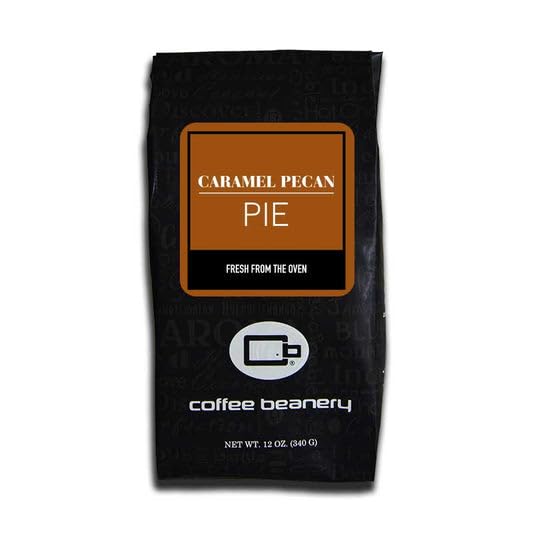 Caramel Pecan Pie Flavored Coffee, Specialty Arabica Coffee, Medium Roast, 12 ounce, Automatic Drip (Ground)