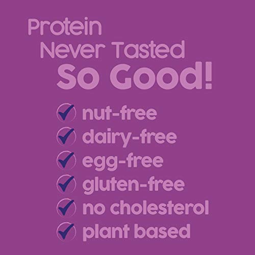 No Nuts! 100% Nut Free Dairy Free Vegan Protein Bars, Blueberry & Vanilla, Organic, Kosher, Egg-Free, Non-GMO & Dairy-Free Protein Bars
