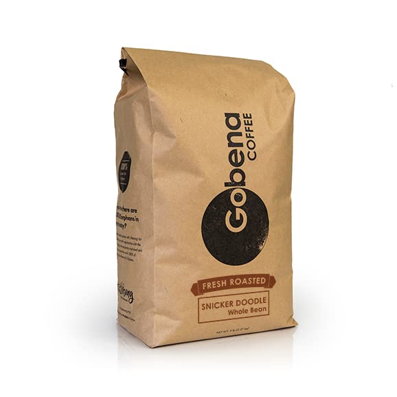 5lb Snickerdoodle Whole Bean Medium Roast Coffee, 100% Arabica Coffee, 80oz, Bulk (Snickerdoodle)
