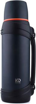 85oz Large Coffee Thermoses for Travel - Insulated Water Jug Classic Vacuum Bottle with Plastic Cup - Stainless Steel Thermos for Hiking Fishing