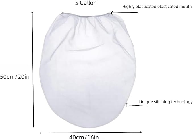 3Pack Cold Brew Coffee Filter Bag Reusable 5 Gallon Coffee Filter Compatible With Toddy Cold Brew System Strainer Bag, for 5 Gallon Commercial Brewers