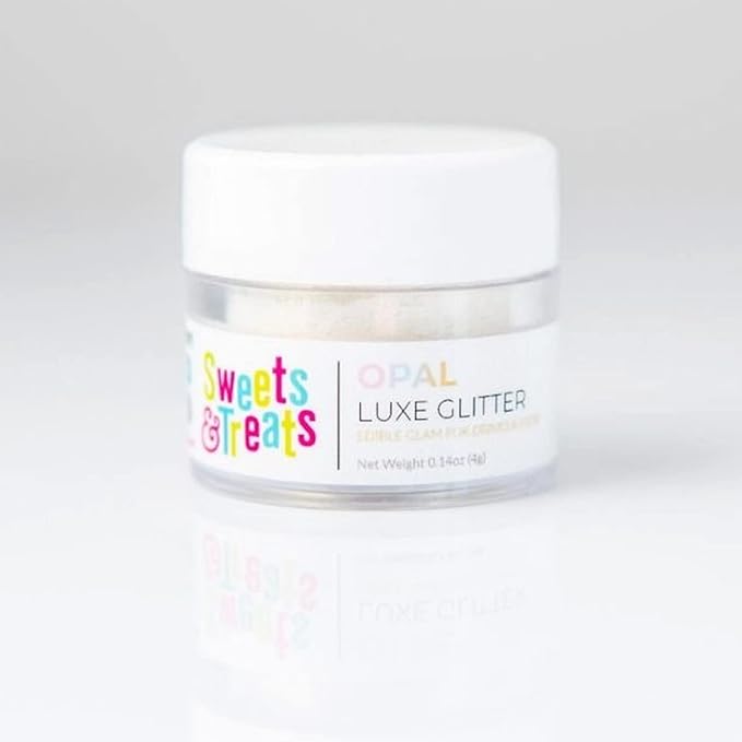 Edible Glitter for Drinks, Edible Glitter for Cakes, White Edible Drink Glitter Cake Decorations for Strawberries, Cocktail