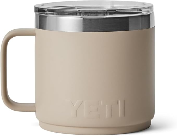 YETI Rambler 14 oz Stackable Mug, Vacuum Insulated, Stainless Steel with MagSlider Lid