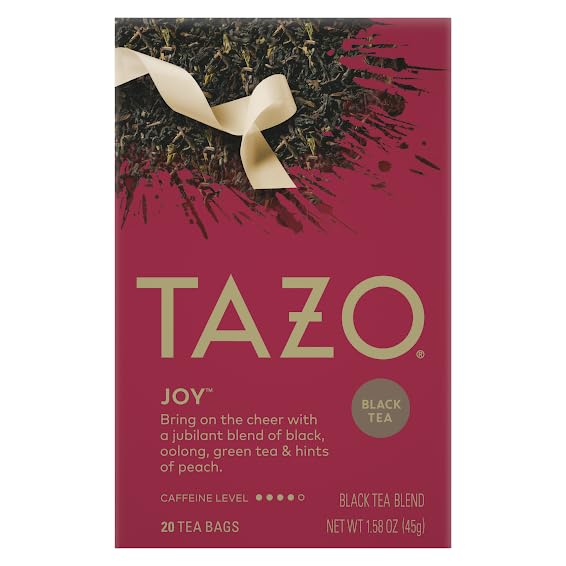 TAZO Tea Bags, (JOY, Passion, Pumpkin Chai, Vanilla Caramel Chai, Wild Sweet Orange, Peachy Green) (1ea) (Variety Pack)