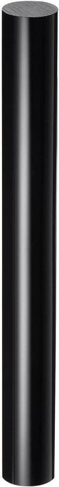 HARFINGTON Acrylic Clay Roller 9 Inch x 1 Inch Solid Non-Stick Plastic Round Tube Roller Polymer Clay Rod Fondant Rolling Pin for Shaping, Sculpting, Modeling DIY Crafts, Black