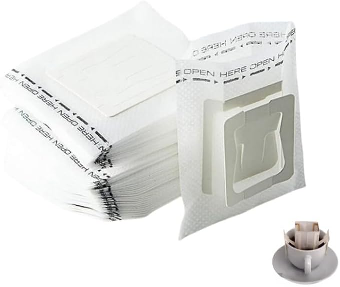 Coffee Filter Bag，Coffee Tea Bag，Drip Bag Coffee ，Suitable for Single Cup, Office, and Outdoor Use With Ease(100)