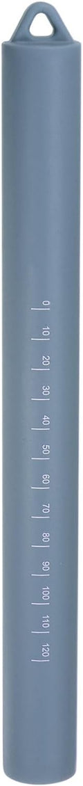 HARFINGTON Silicone Rolling Pin 10" Silicone Surface Non-Stick Stainless Steel Inner Core Dough Roller Kitchen Roller for Baking Pastry Pizza Fondant Bread, Blue