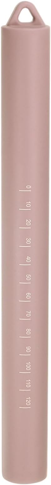 HARFINGTON Silicone Rolling Pin 10" Silicone Surface Smooth Non-Stick Stainless Steel Inner Core Dough Roller Kitchen Roller for Baking Pastry Pizza Fondant Bread, Pink