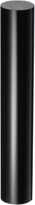 HARFINGTON Acrylic Clay Roller 6 Inch x 1 Inch Solid Non-Stick Plastic Round Tube Roller Polymer Clay Rod Fondant Rolling Pin for Shaping, Sculpting, Modeling DIY Crafts, Black