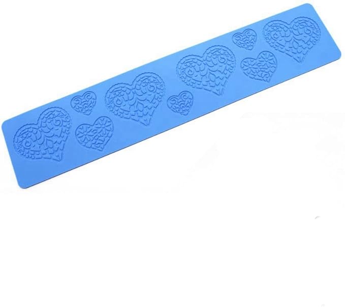 Heart Candy Mold, Chocolate Candy 3D Heart Silicone Mold, Sugar Craft Cake Decoration, Cupcake Top, Polymer Clay
