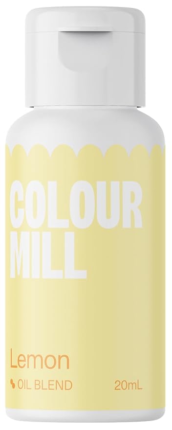 Colour Mill Oil-Based Food Coloring, 20 Milliliters Lemon