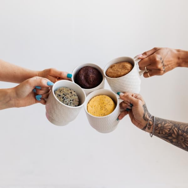 Sweet Logic Keto Dessert Mug Cake Mixes - Blueberry Muffin - Low Sugar - Gluten-Free - Low Carb - Diabetic-Friendly Sweets - Natural Ingredients - High Protein - Delicious Keto Treats (4 Pack)