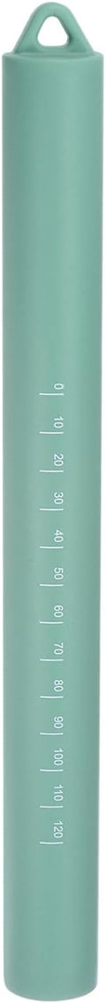 HARFINGTON Silicone Rolling Pin 10" Silicone Surface Non-Stick Stainless Steel Inner Core Dough Roller Kitchen Roller for Baking Pastry Pizza Fondant Bread, Green