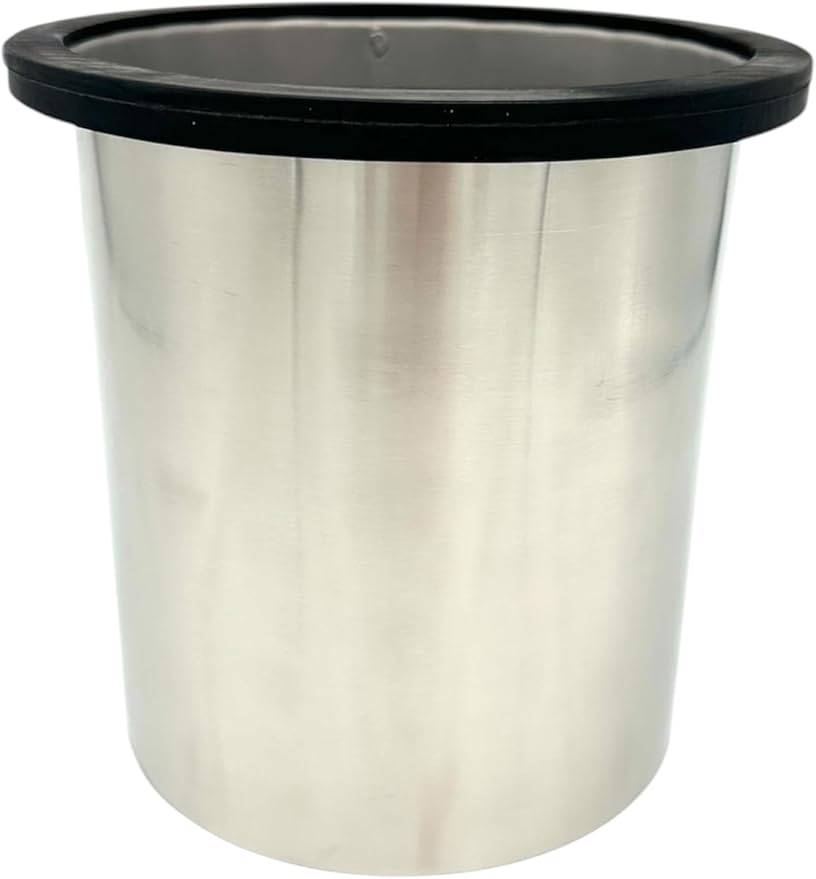 Rattleware Stainless Steel Open Bottom Knock Box Chute (6.5" x 7.5") - Perfect For Home, Cafe, Restaurant, Hotel, Office, or Commercial Establishment - Ideal for Baristas