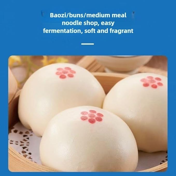 Instant active dry yeast, yeast powder fermentation powder household small package dry yeast, Mantou, steamed stuffed buns, bread and flour, (5g * 5 bags) 0.88oz即发活性干酵母馒头包子面包发面宝