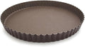 GOBEL - Non-Stick Round Fluted Tart Mold / Quiche Pan with Removable Bottom - 11"