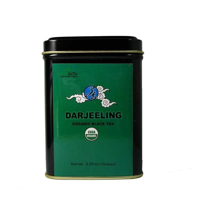 tea (Organic Darjeeling (TGFOP) Tea 3.50 oz in tea tin)