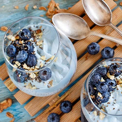 Lark Ellen Farm Grain-Free Granola, Certified Organic Raw Sprouted Vegan Clusters, Paleo & Crunchy Gluten-Free Bites for Cereal or Yogurt, Lemon Blueberry 8 oz, 6 Pack