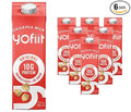 Yofiit Original Unsweetened Plant Based Milk with Pea Protein and Flax - More Protein than Almond Milk - Non Dairy Coffee Creamer, Vegan & Shelf Stable | 10g Protein - 6 Pack