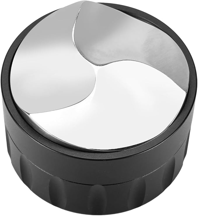 51.35mm Gravity Coffee Distribution Tool, Gravity Adaptive Coffee Distributor, Anti-slip Espresso Leveler, Barista Espresso Accessories,304 Stainless Steel base