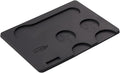 IKAPE Coffee Accessory Tool, Silicone Mat with Portafilter Holder, Espresso Tamping Station Mat, Distributor Food Safe & Non-Slip 11.61''x8.54'' (GJ-MAT)