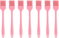 Silicone brush， BBQ/Pastry Basting Brushes,Silicone Cooking Grill Barbecue Baking Pastry Oil/Honey/Sauce Brush (7 PCS,pink)