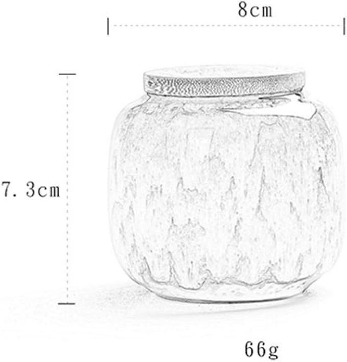 Gets Traditional/Vintage Chinese Style Ceramic Storage Jars with Bamboo Lid, Tea Tins Cans Canister for Kitchen Spice, Tea, Coffee, Condiment (Light blue)