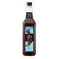 1883 Coffee Syrup, Sugar Free Chocolate Syrup for Drinks, Made in France, 1 Liter Plastic Bottle