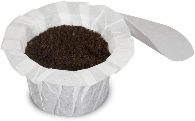Perfect Pod EZ-Cup Disposable Paper Filters with Patented Lid Design for Reusable Coffee Pods - 4 Pack (200 Filters)