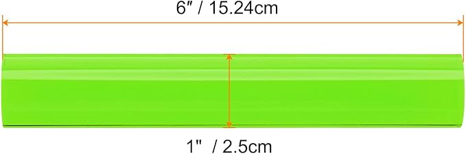 HARFINGTON Acrylic Clay Roller 6 Inch x 1 Inch Solid Non-Stick Plastic Round Tube Roller Polymer Clay Rod Fondant Rolling Pin for Shaping, Sculpting, Modeling DIY Crafts, Green