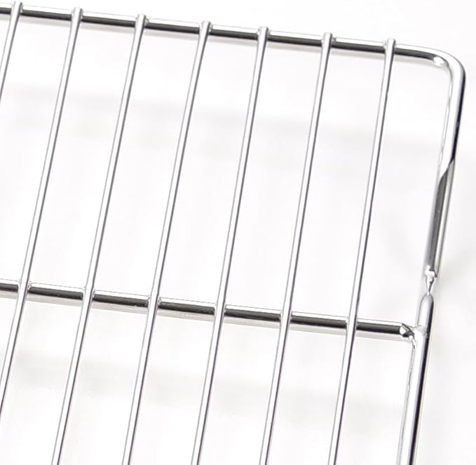 Cooling rack,2-Pack Heavy-Duty Stainless Steel wire rack for cooking (16.5"x11.5") - Oven Baking Wire Rack for Sheet Pans, Bread, Dishwasher Safe & Non-Toxic Metal Grates