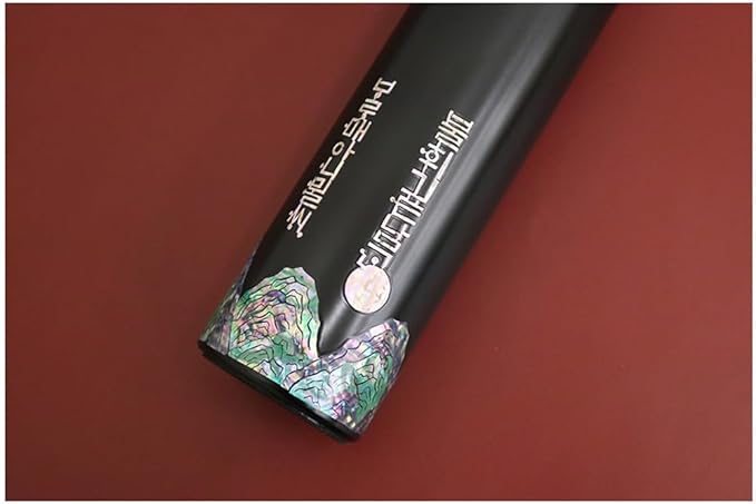 Mother of Pearl Design Stainless Steel Water Bottle with Tea Infuser Strainer 17 oz Leakproof Screw Cap Wide Mouth Double Wall Vacuum Insulated Travel Sport Water Flask Thermo Mug (Hangeul Black)