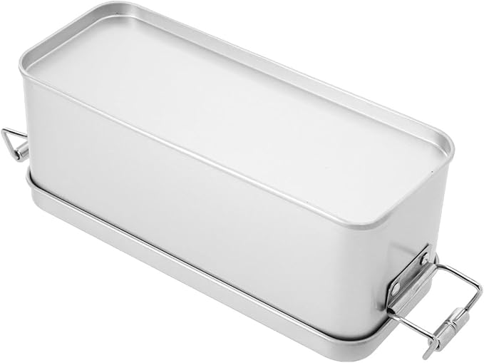 Metal Tin Box, Tinplate Metal Storage Tins Tea Container Rectangular Cookie Box With Lids For Storaging Cookies Snowflake Pastries Tea(S)