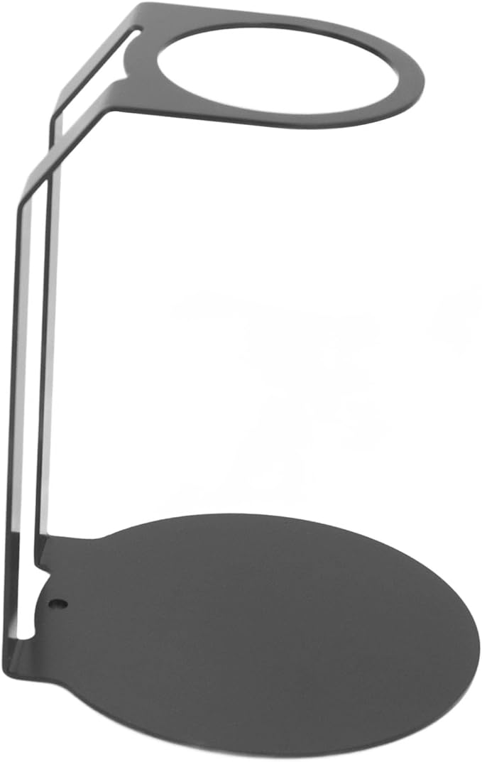 Tissting Pour Over Coffee Station Iron Pour Over Coffee Stand Dripper Rack Coffee Filter Holder for Home Cafe Office Black(18.3x14.4x14cm/7.2x5.7x5.5in)