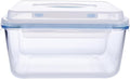 24 Cup Extra Large Glass Storage Containers with Airtight Locking Lid with Handle, Large Glass Food Storage Container, Ideal Storing food, Vegetables, Fruits, Roasting Turkey, BPA Free Oven Safe