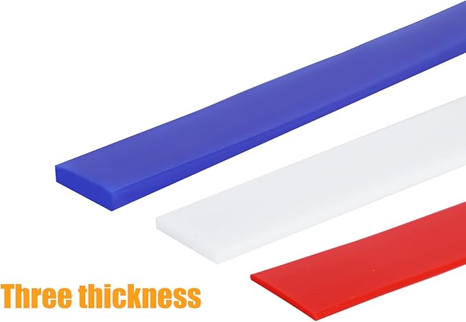 6Pcs Silicone Rolling Pin Guides - Perfect Dough Leveler Sticks for Precision Baking - Food Grade Silicone Strips for Thickness Guide