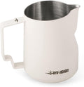 MHW Bomber 450ml/15.2oz Milk Frothing Pitcher - Stainless Steel Espresso Steaming Pitcher - Barista Latte Art Round Spout Milk Jug P6006W
